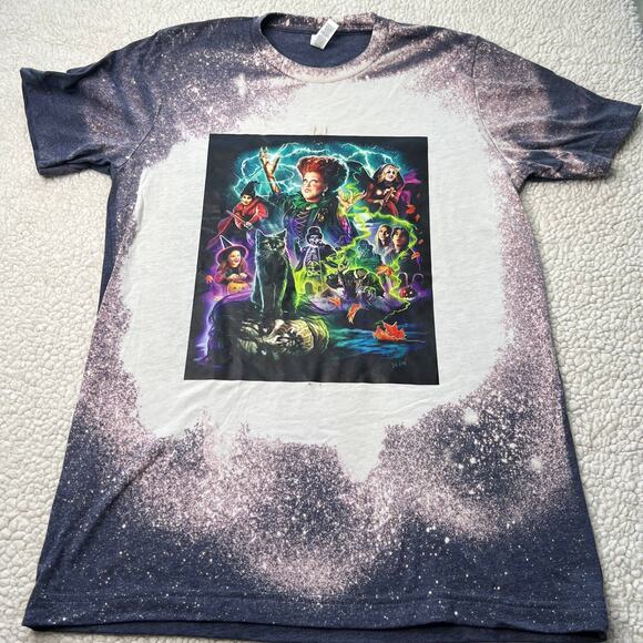 Hocus Pocus Halloween Bleached Shirt Medium - Picture 2 of 6